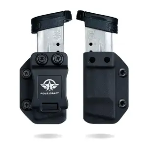 IWB/OWB KYDEX casing sarung majalah M & P perisai 9mm/.40 pemegang majalah tumpukan tunggal aksesoris pembawa magnet