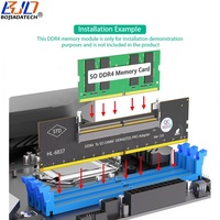 2026 Slot Memori Ram SO-DIMM DDR4 Laptop Baru ke Kartu Konverter Adaptor Antarmuka DIMM Desktop Ver3.0