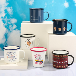 Promotional Milk <b>Coffee</b> Custom Metal Enamel Mug - Product Image 5