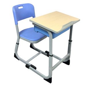 Conjunto de escritorio y silla para estudiantes Masao, muebles escolares de plástico para aula, jardín de infantes, educación temprana - Product Image 3