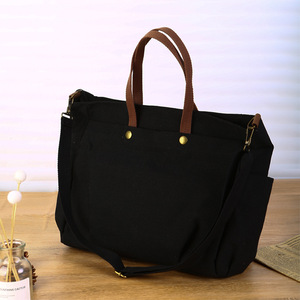 I-0959 Wholesale <b>Canvas</b> Tote <b>Bag</b> With Organic Cotton <b>Shopping</b> <b>Bag</b> <b>Canvas</b> <b>Shopping</b> Cotton <b>Canvas</b> <b>Bags</b> - Product Image 4