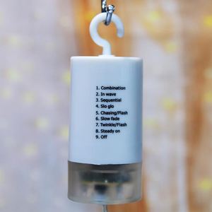 ไฟประดับรูปดาวระยิบระยับแบบลวดทองแดง LED 8 ฟังก์ชั่น ใช้แบตเตอรี่ มาตรฐาน IP44 แสงสีขาวอบอุ่น ปรับความสว่างได้ เหมาะสำหรับตกแต่งคริสต์มาส - Product Image 5