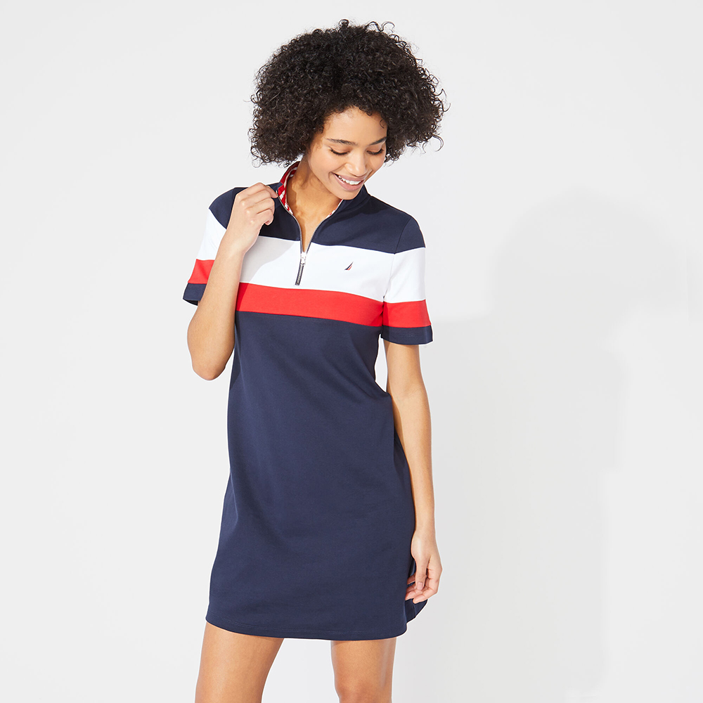 Womens Golf Dress - Short Sleeve Polo Dress by Halliday