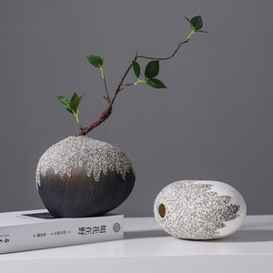 Jarrón de Cerámica de Alta Calidad con Función Hidropónica para Mesa de TV, Exhibición de Flores Secas, Decoración del Hogar - Product Image 1