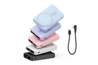 Batterie externe 10000mAh avec câble intégré, charge rapide 22.5W, affichage numérique, batterie externe portable sans fil, 5 options de couleur
