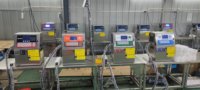 Printer Tanggal Kode Inkjet CIJ Batch Berkelanjutan Kecepatan Tinggi untuk Pipa