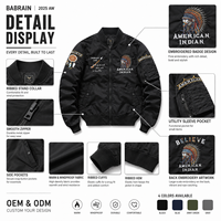 Blouson universitaire réversible pour homme de haute qualité, col montant, motif lettres, personnalisable, streetwear décontracté, teint uni, collection printemps-hiver