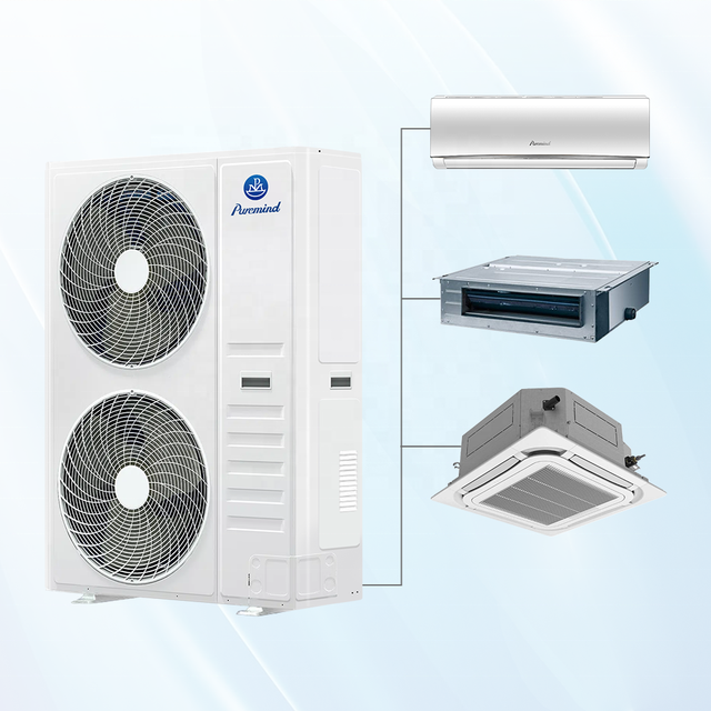 VRF Inverter Multi Zone Mini Split Air Conditioner R410a/R32 Cooling Heating 10KW-28KW DC Fan Motor Central AC Compressor