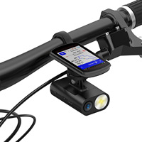 Support de fixation deux-en-un pour phare et guidon de véhicule routier autopropulsé en plastique Jiaming Code Meter Extension Frame Varia