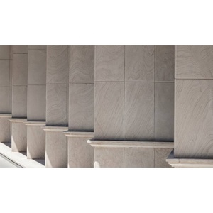 UnionStone Hot Sale Modern Villa Wall Cladding Natural Stone Honed Spanish Prague Grey Azul Bateig Limestone - Product Image 2
