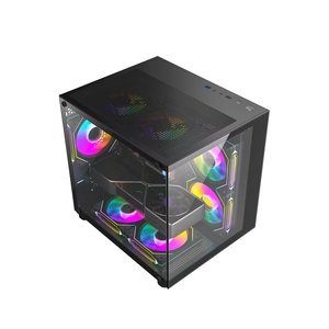PC <span class=keywords><strong>de</strong></span> Escritorio para Juegos Personalizado en Negro, Procesador I5-12400F, <span class=keywords><strong>Tarjeta</strong></span> Gráfica RTX 5060 <span class=keywords><strong>de</strong></span> 8GB, 8GB <span class=keywords><strong>de</strong></span> RAM DDR4, SSD <span class=keywords><strong>de</strong></span> 256GB, Computadora <span class=keywords><strong>de</strong></span> 500W para Deportes Electrónicos - Product Image 4
