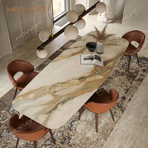 Table à Manger Portable Événements Clous en <span class=keywords><strong>Béton</strong></span> en Acier Inoxydable Ensembles d'Apprêts Extensibles 12 8 Cuisine Table à Manger en Porcelaine - Product Image 5