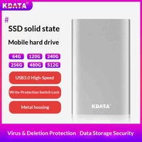 Nouvelle Clé USB Externe SSD Métallique 1 To Grande Capacité USB 3.1 Haute Vitesse avec Verrouillage par Interrupteur – Vente en Gros