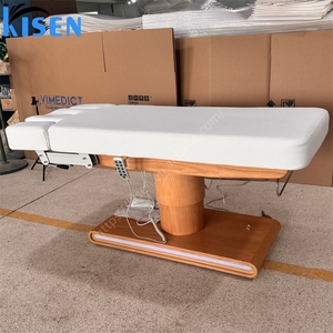 Kisen Luxury Modern 3 Motors <b>Table</b> De Massage <b>Electric</b> Eyelash Facial Bed Cosmetic Color Wood Beauty Salon Bed for Sales - Product Image 5