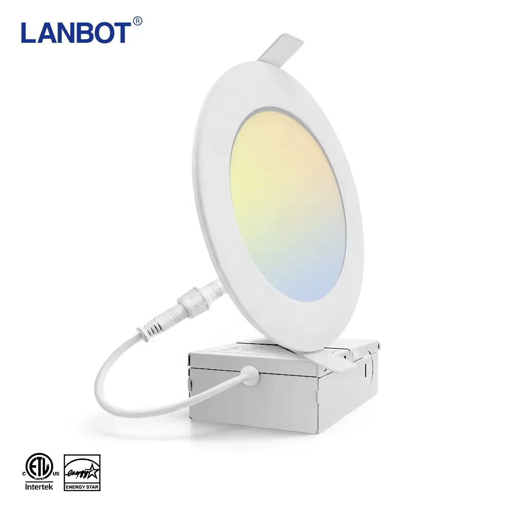 ונג שאן Lanbot 4 אינץ Slim ETL LED פנל אור סיר אור עם תיבה לצומת