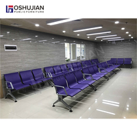 Chaises 9 h personnalisées pour poste d'attente, usine directe, pour station de train, salon d'hôpital, zone assise de salon