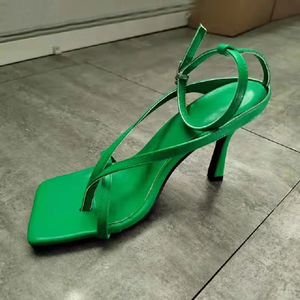 2025 Ankle Strap Women Sandals Summer Fashion Brand Thin High Heels Gladiator Shoes Narrow Band <b>Party</b> Dress Pump Shoes - Product Image 2