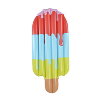 Flotteur de piscine à sucette glacée popsicle personnalisé pour enfants adultes piscine floatie gonflable flottante rangée matelas pneumatique piscine