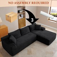 Canapé d'angle Canapé modulaire compressé moderne sectionnel Canapé pour emballage sous vide