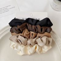 Chouchous Personnalisés pour Filles et Femmes, Bandeaux et Élastiques à Cheveux en Satin, Ensemble d'Accessoires de Cheveux Tendance Couleurs Maillard