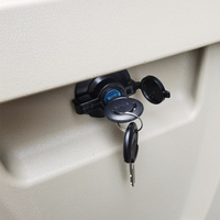 Porte simple en plastique 4x4 ouvert, grande capacité, sac de rangement de lit de camion de ramassage étanche, boîte à outils avec serrure de tiroirs