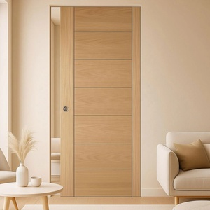 <span class=keywords><strong>Porte</strong></span> <span class=keywords><strong>coulissante</strong></span> intérieure à encastrer, à panneau plat, multicolore, pré-montée, avec quincaillerie à fermeture douce et poignée encastrée - Product Image 1