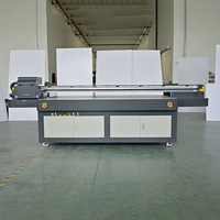 Impresora plana Uv 2513 para madera contrachapada 8*4 pies Impresora de baldosas de cerámica plana de inyección de tinta digital Uv