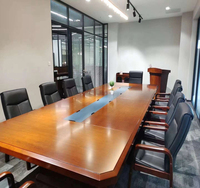 Table de réunion en bois MDF, grand format, moderne, mobilier de bureau, vestiaire