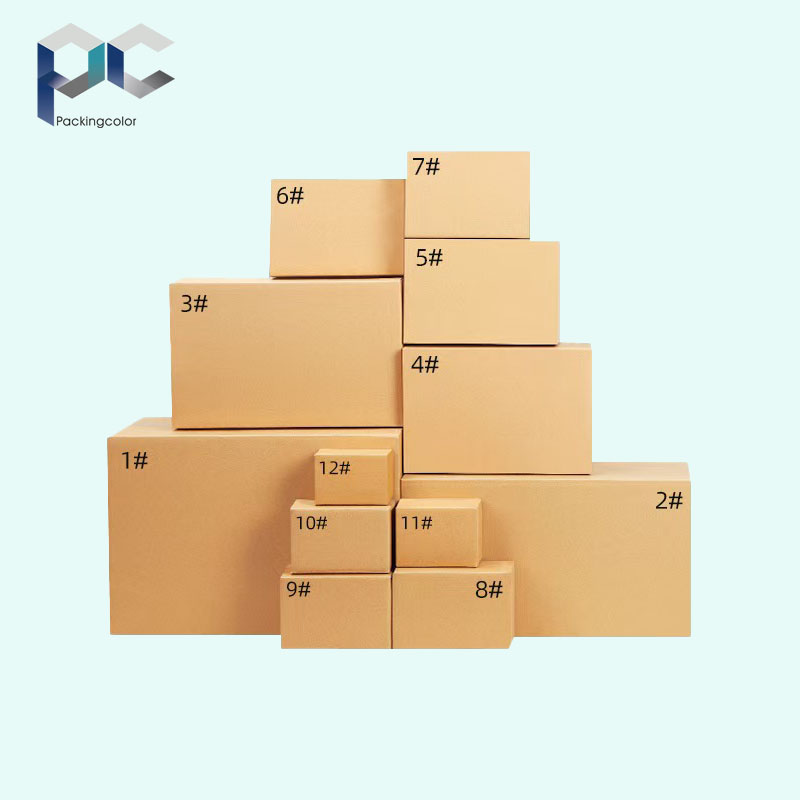 New Massive Stock Various Sizes Corrugated Carton Box Convenient High Quality Packing and Shipping Carton