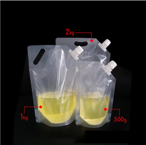 Wholesale Leakproof Lightweight Disposable Multi-size PE PA PET <strong>Spout</strong> <strong>Pouch</strong> For Juice And Sauce Dispensing - Product Image 6