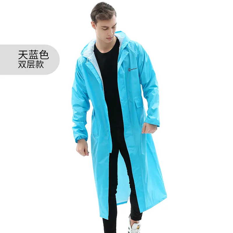 Waterproof Men's Rain Jacket with High Visibility Custom Logo ODM