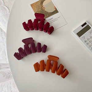 Squiggle-Pinzas de garra de pelo ondulado para mujer, accesorios para el cabello 2023, pinza grande antideslizante de 4 pulgadas - Product Image 3