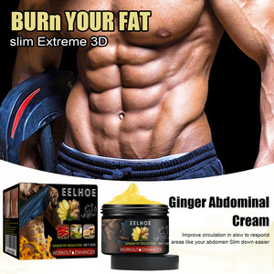 EELHOE Body Beauty Fat Burt Shaping Slimming Tighten Herbal Ginger Extract Sculpting Abdominal Muscle Cream Pour Hommes - Product Image 2