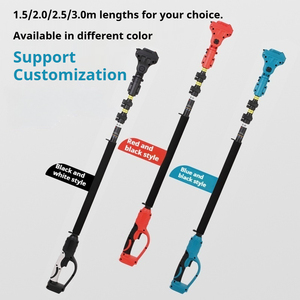 Personalizado Woodcutting Máquina 6 polegadas Alta Árvore Poda Chain Saw Portátil Sem Fio Elétrica Mini Chainsaw Com Extensão Pólo