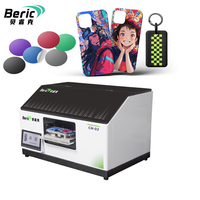 Imprimante à plat UV intelligente Beric A5, jet d'encre, automatique, qualité XP600, impression de coques de téléphone, cartes, application mobile, code QR, sans installation
