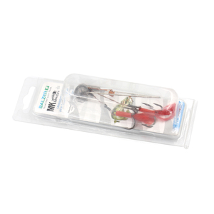 Amo per luccio triplo in acciaio inossidabile per pesca in mare all'aperto con pelliccia e Leader in filo metallico - Product Image 6