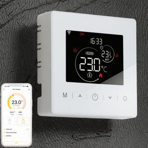 Termostato de Calefacción por Suelo Radiante con Cable y WiFi Tuya, Alimentado por Batería <span class=keywords><strong>Beok</strong></span>, para Calefacción Hidrónica, Ecológico, 2 Años de Garantía - Product Image 3
