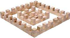 Blocco di legno massello da 5 pollici in legno cubo blocchi quadrati per la creazione di <span class=keywords><strong>Puzzle</strong></span> con decorazioni per la casa blocchi cubo puntelli fotografici e progetti fai da te - Product Image 2