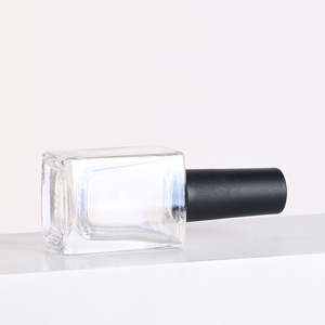 Flacon en verre transparent vide de 11 ml, <span class=keywords><strong>prix</strong></span> de gros du fournisseur, bouchon noir et pinceau, flacon de vernis à <span class=keywords><strong>ongles</strong></span> - Product Image 2