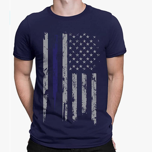 T-shirt vierge en gros Logo personnalisé O Neck Cotton Plus Size T-shirts pour hommes 100% coton de haute qualité T-shirts pour hommes de grande taille - Product Image 5