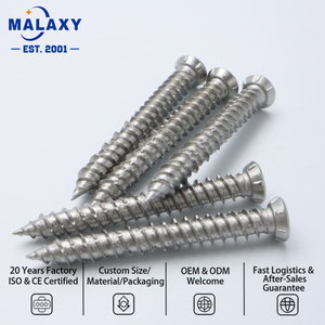 MALAXY Source Factory Clous à béton autotaraudeurs galvanisés à tête cruciforme DIN 7972 pour quincaillerie de meubles - Product Image 2