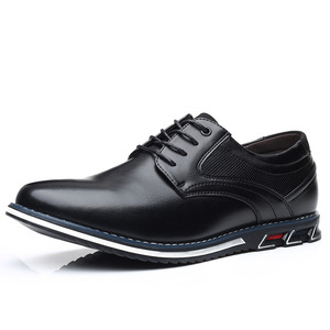 Scarpe uomo in pelle Business Dress Casual traspirante da uomo in versione britannica e coreana scarpe da sposa da <span class=keywords><strong>sposo</strong></span> a punta - Product Image 5