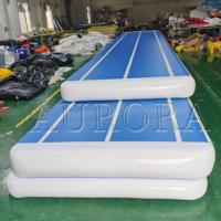 Piste pneumatique gonflable portable de gymnastique, bon marché, pour usage intérieur, prix d'usine