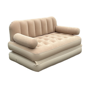 <b>Inflatable</b> <b>Sofa</b> Bed Air Mattress Modern Style Waterproof Portable Outdoor Camping Home Use - Product Image 1