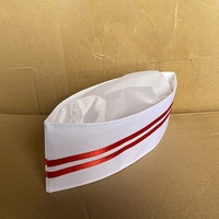 Gorras de Pescador a Rayas Unisex HKZB y Gorras de Tela Transpirable Premium con Ribete Rojo para Uso en las Cuatro Estaciones