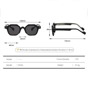 Lentes de Sol Personalizadas Retro Polygon 2026, Gafas de Sol Premium para Hombre, Gafas de Lujo Tr90 - Product Image 5