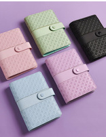Lot de carnets et planificateurs A6 à anneaux pour budget, avec système d'enveloppes de trésorerie, autocollants et enveloppe PVC à fermeture éclair