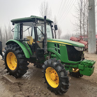 Nuevo Tractor agrícola John y Deere usado original de 120 HP 4x4 con implementos completos a precios muy baratos para la venta