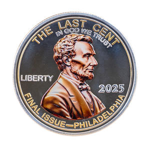 Pièce commémorative en stock, artisanat métallique, souvenir personnalisé, édition finale du dernier centime de 2025, décoration Aigle de Philadelphie - Product Image 2