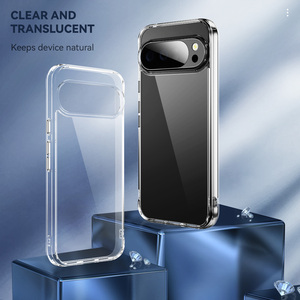 Lai chống số<span class=keywords><strong>c</strong></span> Acrylic Pha lê rõ ràng <span class=keywords><strong>c</strong></span>ứng trở lại vỏ điện thoại cho <span class=keywords><strong>Google</strong></span> <span class=keywords><strong>Pixel</strong></span> 10 9 Pro XL 8 Pro 7A bảo vệ điện thoại trường hợp - Product Image 6